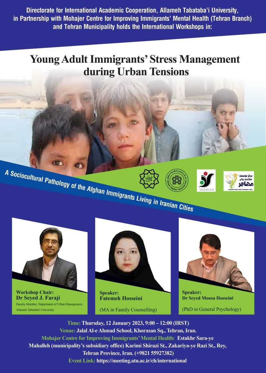 "Young Adult Immigrants' Stress Management during Uraban Tensions" workshop